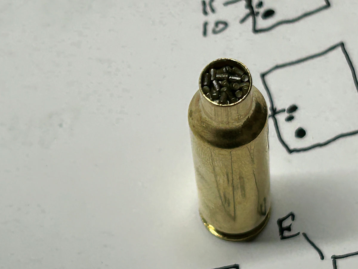 This case is filled to top with H-4350, an excellent performer in the 6.5 Creedmoor. When capped with a Varminter 85-grain bullet it was able to exceed 3,200 fps and produced very good accuracy.